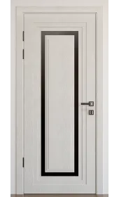 «Modern-76-mirror black»‎ колір дуб білий