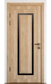 «Modern-76-mirror black»‎ колір дуб сонома