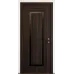 Міжкімнатні двері з дзеркалом «Modern-76-mirror black»‎ колір горіх морений темний