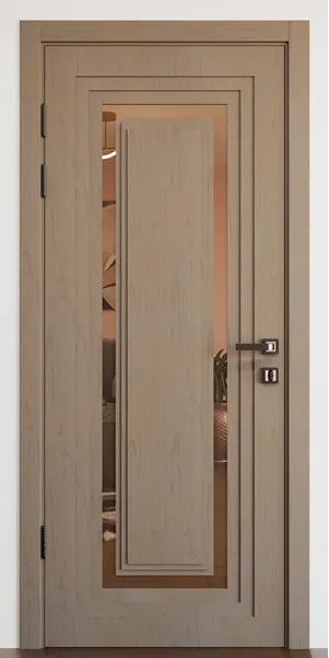 Міжкімнатні двері з дзеркалом «Modern-76-mirror bronze»‎ Фаворит