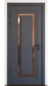 «Modern-76-mirror bronze satyn satyn»‎ цвет антрацит