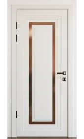 «Modern-76-mirror bronze satyn satyn»‎ цвет белый супермат