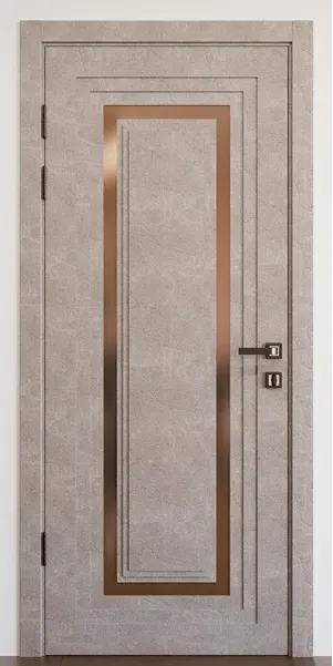 Межкомнатная дверь с зеркалом «Modern-76-mirror bronze satyn» Фаворит Межкомнатная дверь с зеркалом «Modern-76-mirror bronze satyn» Фаворит