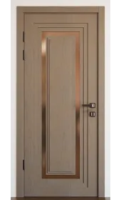 «Modern-76-mirror bronze satyn satyn»‎ колір какао супермат