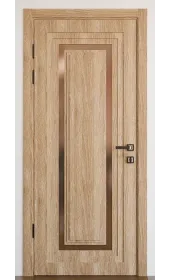 «Modern-76-mirror bronze satyn satyn»‎ цвет дуб сонома