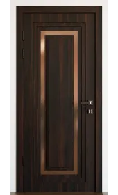 «Modern-76-mirror bronze satyn satyn»‎ цвет орех мореный темный