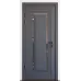 Межкомнатная дверь с зеркалом «Modern-76-mirror grafit» цвет антрацит