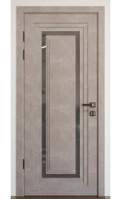 «Modern-76-mirror grafit»‎ цвет бетон кремовый