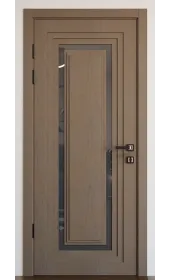 «Modern-76-mirror grafit»‎ цвет какао супермат