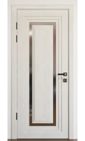 «Modern-76-mirror grafit satyn»‎ цвет дуб белый