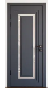 «Modern-76-mirror milk»‎ колір антрацит