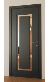 «Modern-76-painted mirror bronze» колір графіт