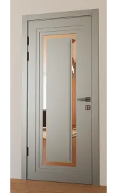 «Modern-76-painted mirror bronze» колір сірий