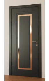 «Modern-76-painted mirror bronze satyn» колір графіт