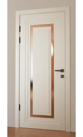 «Modern-76-painted mirror bronze satyn» колір білий