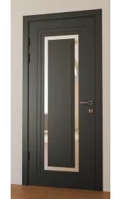 «Modern-76-painted mirror milk» цвет графит