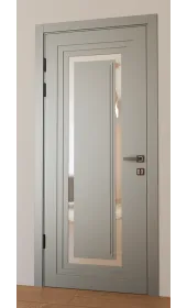 «Modern-76-painted mirror milk» цвет серый