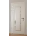 Міжкімнатні фарбовані двері з дзеркалом «Modern-76-painted mirror milk» колір білий