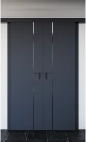 Міжкімнатні подвійні розсувні двері «Modern-78-2-slider»‎ колір антрацит