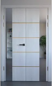 Межкомнатная двойная дверь «Modern-80-2»‎ цвет сосна прованс