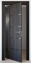 Межкомнатная роторная дверь модель «Modern-80-roto-black»‎