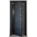 Межкомнатная роторная дверь модель «Modern-80-roto-black» цвет венге южное