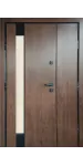 Вхідні двері «‎Рим дві стулки» товщина полотна 90 мм, оцинкована сталь 1 мм