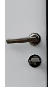 Ручка и вид цилиндра в середине полотна