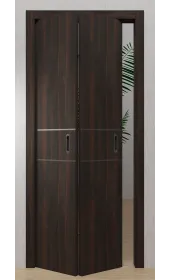 Двері-книжка «Techno-67f» колір Горіх Морений Темний Двері-книжка «Techno-67f» колір Горіх Морений Темний