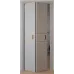 Межкомнатная дверь-книжка «Techno-67f-book-gold molding» цвет Бетон Кремовый