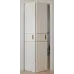 Межкомнатная дверь-книжка «Techno-67f-book-gold molding» цвет Дуб Белый