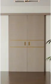 «Techno-67f-2-slider-gold molding» цвет Какао Супермат «Techno-67f-2-slider-gold molding» цвет Какао Супермат