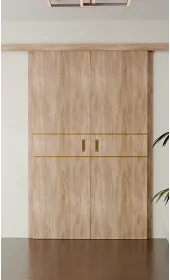«Techno-67f-2-slider-gold molding» колір Дуб Бурштиновий «Techno-67f-2-slider-gold molding» колір Дуб Бурштиновий