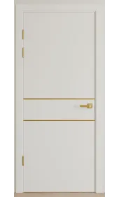 «Techno-67f-gold molding» колір Білий Супермат «Techno-67f-gold molding» колір Білий Супермат