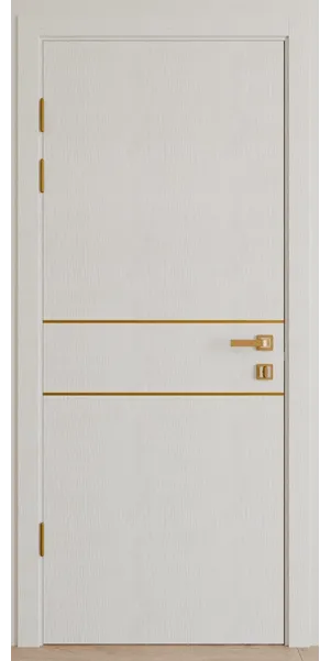 Межкомнатная дверь "Techno-67f-gold molding" Фаворит