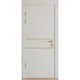 Межкомнатная дверь «Techno-67f-gold molding» цвет Дуб Белый
