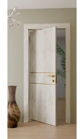 Міжкімнатні роторні двері «Techno-67f-roto-gold molding»‎ Фаворит