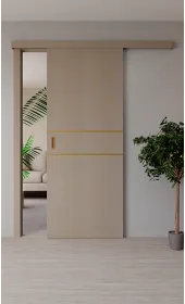 «Techno-67f-slider-gold molding» цвет Какао Супермат «Techno-67f-slider-gold molding» цвет Какао Супермат