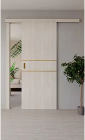 «Techno-67f-slider-gold molding» цвет Дуб Немо Лате «Techno-67f-slider-gold molding» цвет Дуб Немо Лате