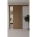 Межкомнатная полуторная дверь «Techno-67f-slider-gold molding» цвет Дуб Портовый