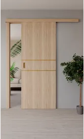 «Techno-67f-slider-gold molding» колір Дуб Сонома «Techno-67f-slider-gold molding» колір Дуб Сонома