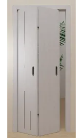 Двері-книжка «Techno-68f» колір Бетон Кремовий Двері-книжка «Techno-68f» колір Бетон Кремовий