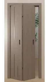 Двері-книжка «Techno-68f» колір Какао Супермат Двері-книжка «Techno-68f» колір Какао Супермат