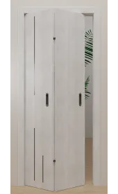 Двері-книжка «Techno-68f» колір Білий Супермат