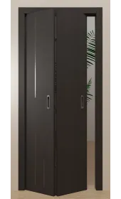 Двері-книжка «Techno-68f» колір Венге Південне Двері-книжка «Techno-68f» колір Венге Південне