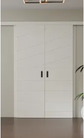 «Techno-83-2-slider» колір Білий Супермат