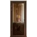 Межкомнатная дверь с зеркалом «Techno-92-mirror bronze» цвет Орех Мореный Темный