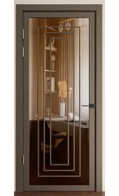 «Techno-92-mirror bronze» цвет Венге Южное «Techno-92-mirror bronze» цвет Венге Южное
