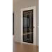 Межкомнатная крашенная дверь с зеркалом «Techno-92-painted mirror black » цвет бежевый