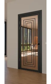 «Techno-92-painted mirror bronze » цвет графит